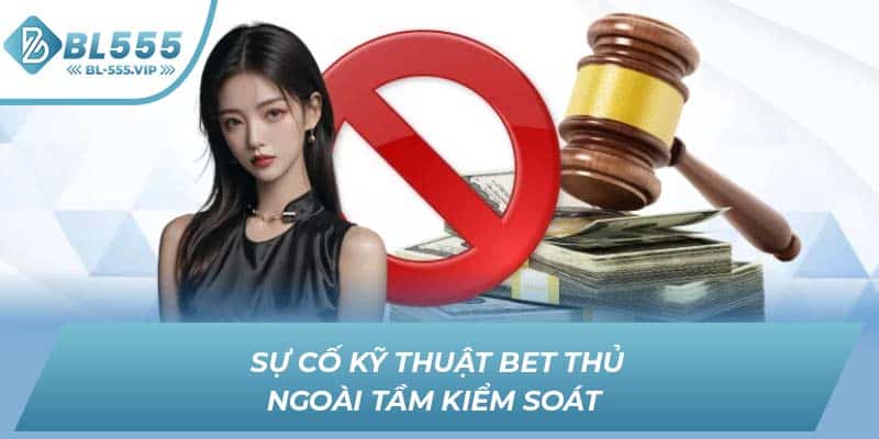 Sự cố kỹ thuật bet thủ ngoài tầm kiểm soát 