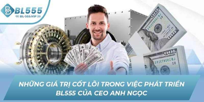 Những giá trị cốt lõi trong việc phát triển BL555 của CEO Anh Ngọc